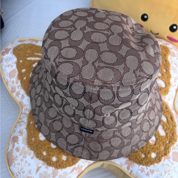 Coach Tan Monogram Hat - Picture 3 of 3